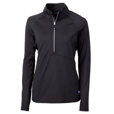 Cutter & Buck Adapt Eco Knit Stretch Recycled Womens Half Zip Pullover