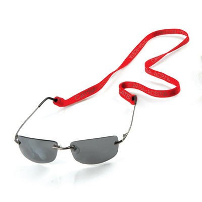 Tubular Knit Polyester Printed Sunglass Strap
