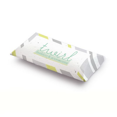 Seed Paper Pillow Box, 1-Sided