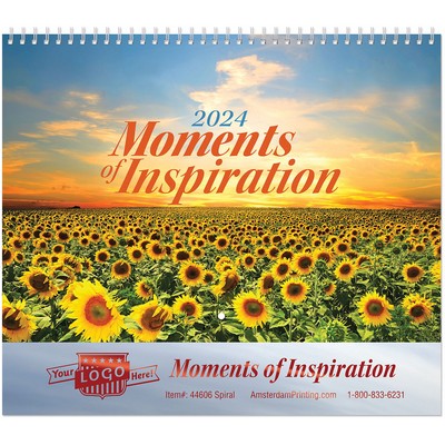 Moments Of Inspiration Spiral Wall Calendar