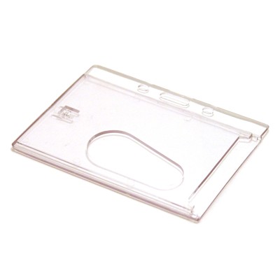 Blank Stock Hard Plastic Card Holder/Landscape