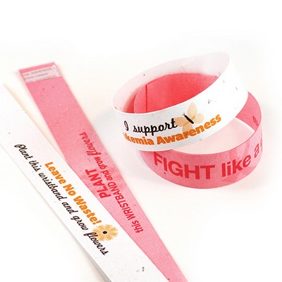 Seed Paper Wristband Slim, 2-Sided