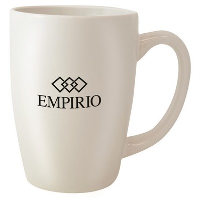 Houston 16oz gloss white ceramic mug