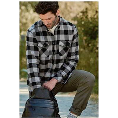 Men's SPRUCELAKE Roots73 Long Sleeve Button Up Flannel Shirt