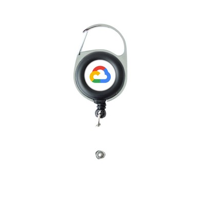 Full Color Carabiner Badge Reel