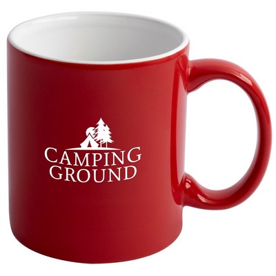 Premium Stock 11oz 2tone red/white mug