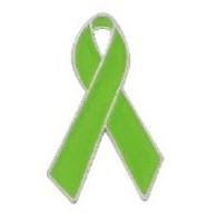 Stock Awareness Ribbon of Hope Pin (Pointed Top Ribbon)