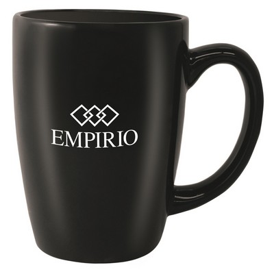 Houston 16oz gloss black ceramic mug
