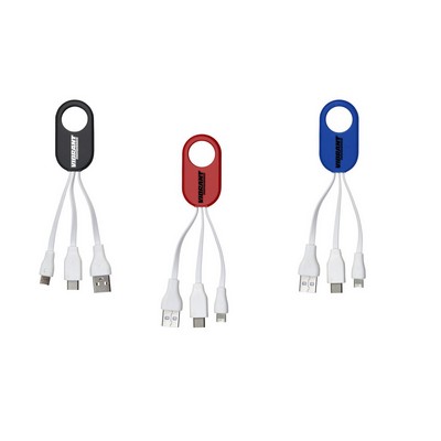 3-in-1 Multi Charging Cable w/Reversible Tip