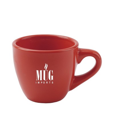 Piccolo espresso mug 3.5oz red vitrified