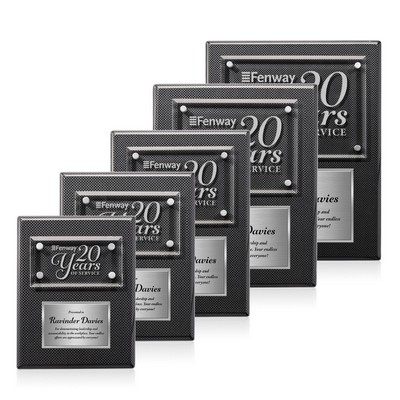 Gossamer Plaque - Carbon Fibre/Silver