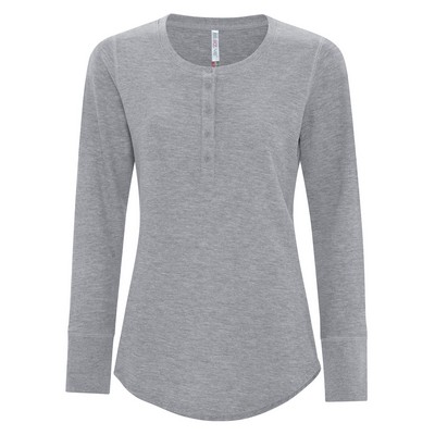 ATC™ ESACTIVE® Vintage Thermal Long Sleeve Ladies' Henley
