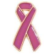 Stock Awareness Ribbon of Hope Pin (Squared Top)