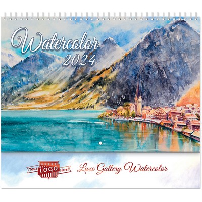 Watercolour Spiral Wall Calendar