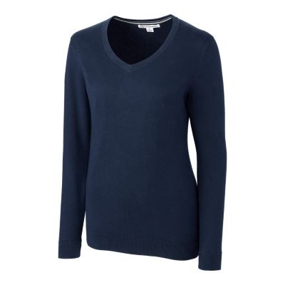 Cutter & Buck Lakemont Tri-Blend Womens V-Neck Pullover Sweater