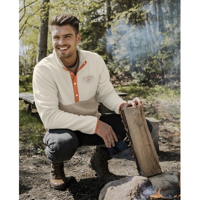 1/4 Button-Down Sweatshirt - Unisex