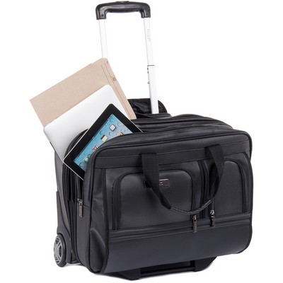 Bugatti Warren Business Case on Wheels w/Bottom Grip Handle
