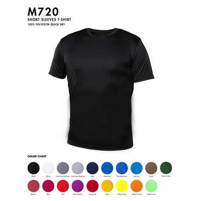 Men T-shirt 100% Polyester