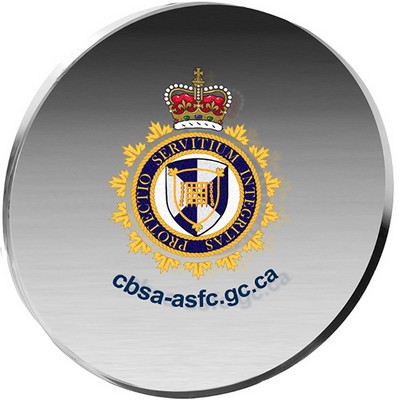 Clear Circle Paperweight 3/8" Acrylic (4" dia.) Full Colour PhotoImage