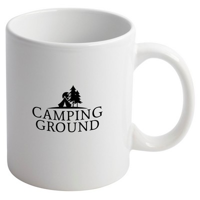 House Blend 11oz C handle white mug