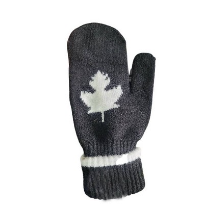 Jacquard Mitten