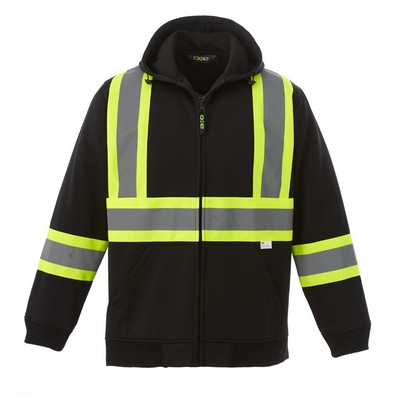 Freedom Adult Hi-Vis Full Zip Hooded Sweatshirt