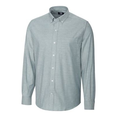 Cutter & Buck Stretch Oxford Mens Long Sleeve Dress Shirt