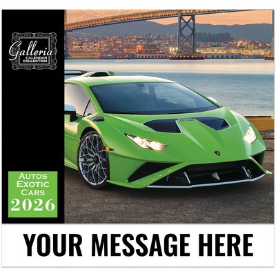 Galleria Wall Calendar 2026 Exotic Cars Eng.