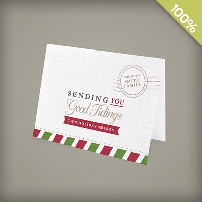 A2 - Seed Paper Personalized Holiday Cards - Holiday Post