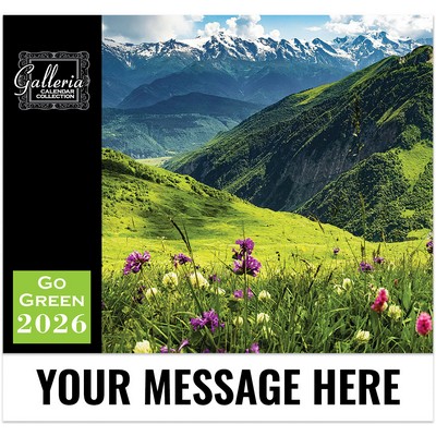 Galleria Wall Calendar 2026 Go Green Calendar