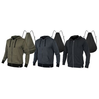Quikflip 2-in-1 Hero Classic Full Zip Hoodie/Backpack