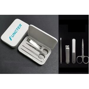 4 in 1 Stainless Steel Professional Pedicure Kit Nail Scissors Grooming Kit With White Box