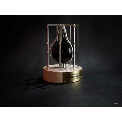 Lucite Oil Drop Award W/.Liquid