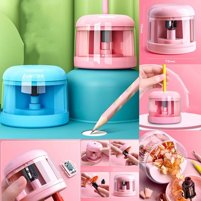Battery-Powered Portable Electric Pencil Sharpener