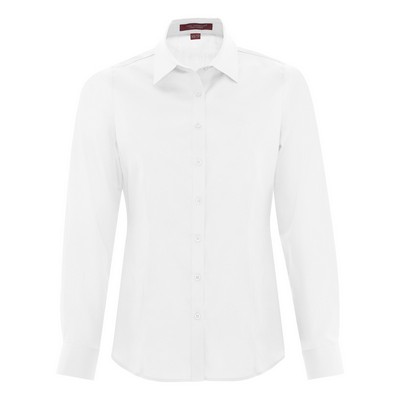 Coal Harbour® Everyday Long Sleeve Woven Ladies' Shirt