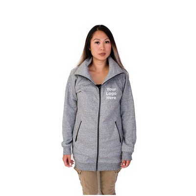 Sophie Funnel Neck High-Zipper Collar Jacket - Women's
