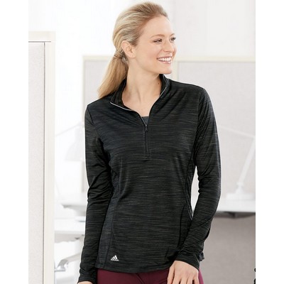 Adidas - Women's Lightweight Mèlange Quarter-Zip Pullover