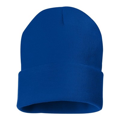 Sportsman Solid 12" Cuffed Beanie