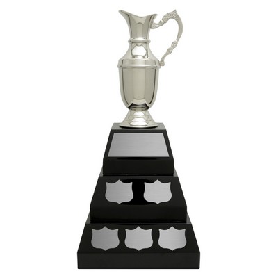 13.25" St. Andrews Jug Annual Nickel Plated Brass Cup Golf Award