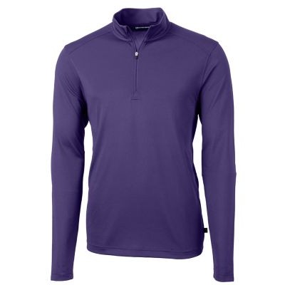 Cutter & Buck Virtue Eco Pique Recycled Quarter Zip Mens Pullover