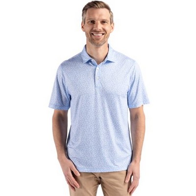 Cutter & Buck Pike Eco Flora Print Recycled Mens Big & Tall Polo