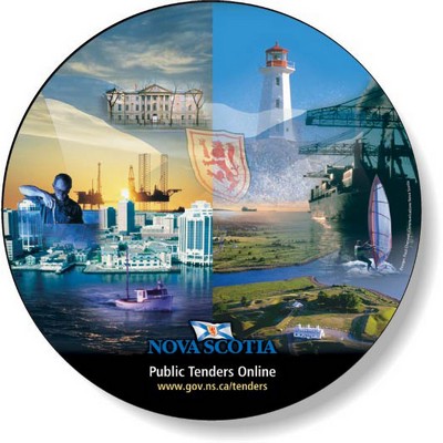 Sealed Edge Mousepad Circle shape (7.63" Dia.) Sub-Surface Full Colour