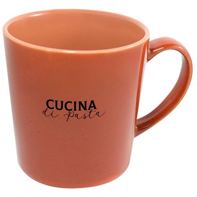 Lenny 16oz reactive terracotta mug in Ripple gift box