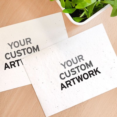 Large Seed Paper Panel Card, 2-Sided