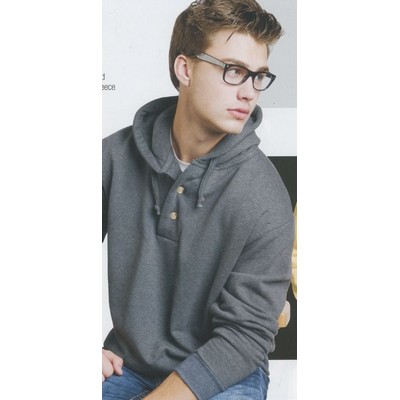Button Pullover Hoodie