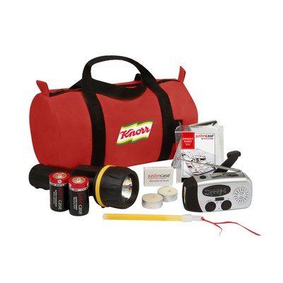 Power Outage Kit w/ Dynamo Solar AM-FM Radio/Flashlight w/ USB Port