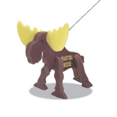 Moose Toy on a Leash