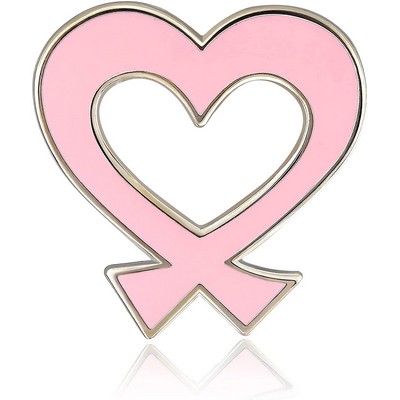 Stock Awareness Ribbon of Hope Pin (Heart Ribbon)