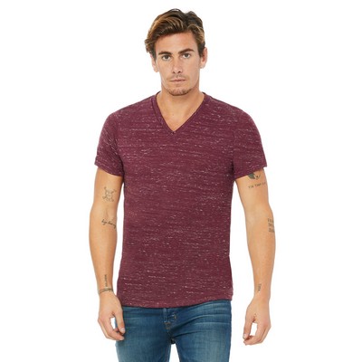 BELLA+CANVAS Unisex Textured Jersey V-Neck T-Shirt