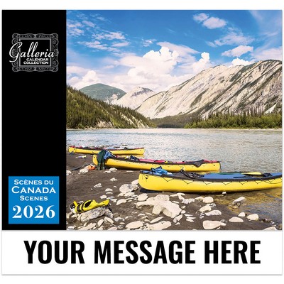 Galleria Wall Calendar 2026 Scenes of Canada (Eng/Fr)